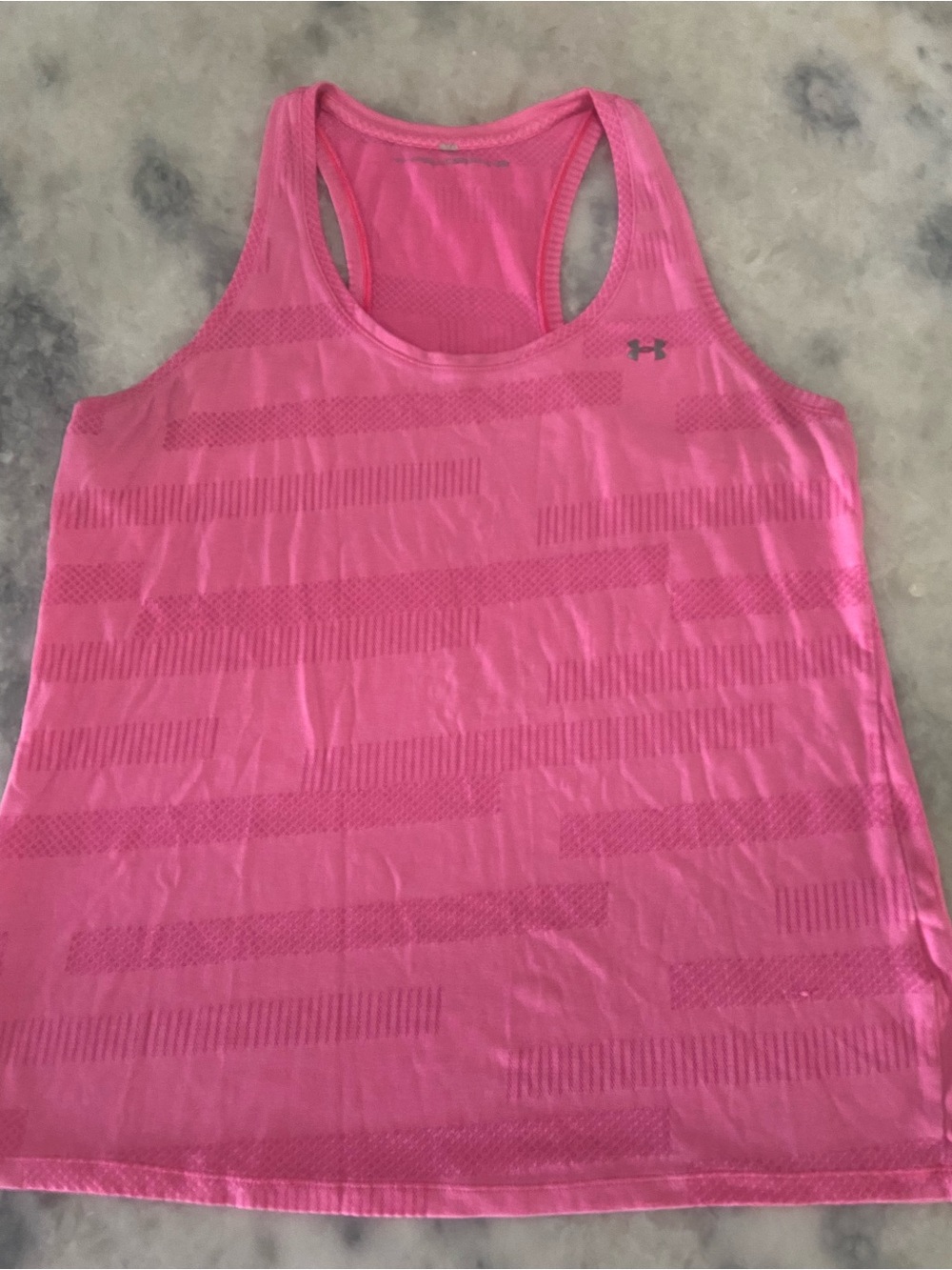 Under Armour Pink Racerback Performance Tank
